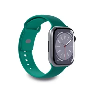 PURO PURO, Pašček za Apple Watch 44 / 45 / 46 / 49mm serije Icon iz silikona, Zelena, (5000295564)