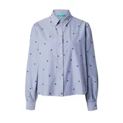 UNITED COLORS OF BENETTON Bluza progasto modra