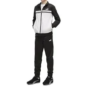 Puma trenerka Poly za decake, crno-bela