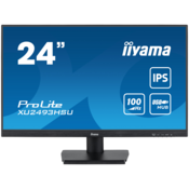 IIYAMA Monitor LED XU2493HSU-B6 23.8 IPS 1920 x 1080 @100Hz 250 cd/m2 1000:1 1ms HDMI DP USB HUB Tilt