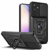 Robusten ovitek Tech-Protect Camshield Pro za Samsung Galaxy A54 5G - črn