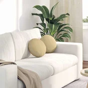 Jastucici za sjedenje 2 pcs Siva zelena O30 x 13 cm