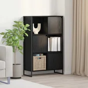 Ormaric za knjige Crni hrast 68 x 30 x 108.5 cm