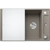 Blanco pomivalno korito AXIA III 45 S InFino SILGRANIT desko stekleno, z daljin. prim. - TARTUFI