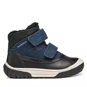 Geox čevelj gležnjar B462DC B OMAR BOY WPF C C4429 04322 podloženi F black/navy 27