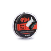 Spomb braided leader 22kg / 50lb 50m BLACK (DBL002)