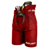 Hlače za hokej Bauer Supreme MACH Red Senior XL