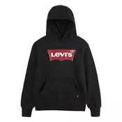 Levis BATWING SCREENPRINT HOODIE Črna