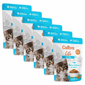 Calibra Cat Life Kitten Losos v omaki 6 x 85 g