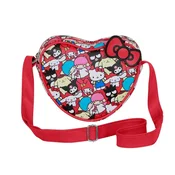 Northix Torbica Hello Kitty Friends v obliki srca