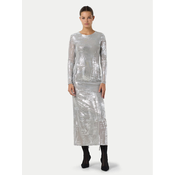 Noisy May Koktel haljina Lucia 27031914 Srebrna Regular Fit