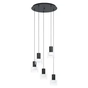 EGLO Viseca lampa MOLINEROS 5xGU10 O530 crna 39727