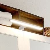 B.K. Licht LED-ogledalo Mira, širina 30 cm, krom, kovina, 4.000 K - Kopalnica