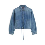 Tommy Jeans Prehodna jakna moder denim