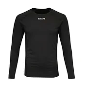 CCM Compression LS Top Black Junior XL