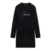 Guess Pletena obleka J6BK05 Z1294 Črna Regular Fit