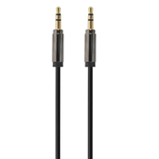 GEMBIRD CCAP-444-1M Jack 3,5mm M/M audio kabel 1m črn