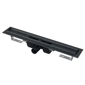 Alca Plast Talni odtok Alcaplast APZ1BLACK-1150 112X17X13,5 ČRNI MAT (PAKET 12/36) APZ1BLACK-1150