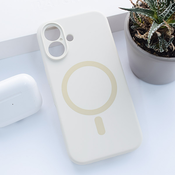 Maska za iPhone 16 Plus krem Mag Case PureTone