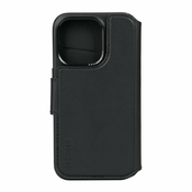 Decoded Leather Detachable Wallet za iPhone 15 Pro - Black