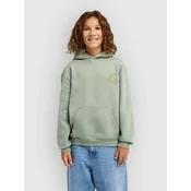 Quiksilver Graphic Oversized Kids Hoodie iceberg green