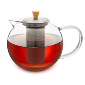 Klarstein Sencha, čajnik, 1,8 l, cedilo iz nerjavečega jekla, borosilikatno steklo, pokrov (-)