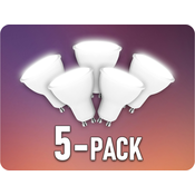 V-TAC GU10 LED ŽARNICA 10W, 1000LM, 100°/5-PACK! Barva světla: Topla bela