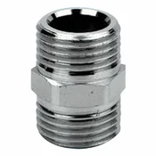 KROMIRANI NIPEL VAFRA DVOJNI 20 MM ŽELEZO-CINK