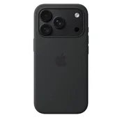 Silikonski ovitek za iPhone 18 Pro z MS - črn/SK