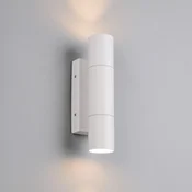 Trio Lighting Zunanja stenska svetilka Yamuna, bela mat, višina 23 cm, kovina, IP65 - Sodobni - bel mat - Aluminij