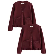CLARKS Pletena jopa burgund