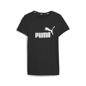 PUMA Majica Essential, crna / bijela