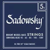 Sadowsky Blue Label SBN-45BXL Strune za 5 strunsko bas kitaro (Kot novo)