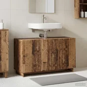 vidaXL Kopalniška omarica Star les 101 x 41 x 58 cm Konstruiran les