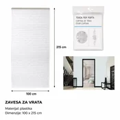 KMT Zavesa za vrata, Bela