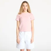 Majice A BATHING APE Pigment Dyed Rib Tee Pink XS