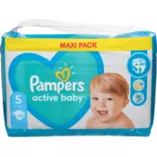 Pampers Plenice Active Baby 5 (11-16 kg) Maxi pakiranje, 50 kos