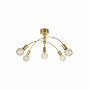 Markslöjd 108285 - Nadgradni lestenec CYGNUS 5xE27/40W/230V zlata