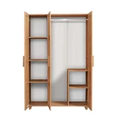 Hanah Home Ormar Lijevi Hedera Flow, 120x189x48 cm, Hrast
