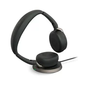 slomart Jabra Evolve2 65 Flex Bluetooth slušalke, UC, Link380a, brezžični polnilnik