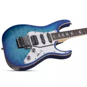 Schecter Banshee-6 FR Extreme Ocean Blue Burst (OBB) SKU # 1994