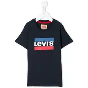 Levis Kids - logo print T-shirt - kids - Blue