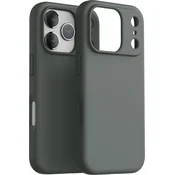 Dviced Silikonska MagSafe maska za iPhone 17 Pro, siva