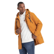 OMBRE Moška jakna z žepi V3 OM-JANP-22FW-004 gorčična MDN123260 L