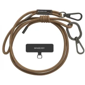 SWITCHEASY Telefon remen 6mm rögzítőkártyával khaki