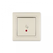 Aling Taster zvona 610I.999, SS, Krem