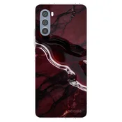 Silikonski prozorni ovitek za Motorola Moto G62 - Cherry stone
