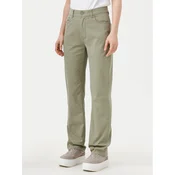 Calvin Klein Jeans Hlače iz tkanine J20J224852 Zelena Straight Fit