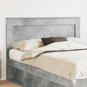 Uzglavlje s uzglavljem Betonski sivi 140 cm Konstruirano drvo