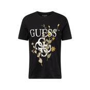 Pamucna majica Guess za muškarce, boja: crna, s aplikacijom, M4GI53 K9RM1